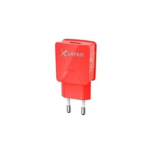 XLAYER 214110 USB-Netzteil Rot