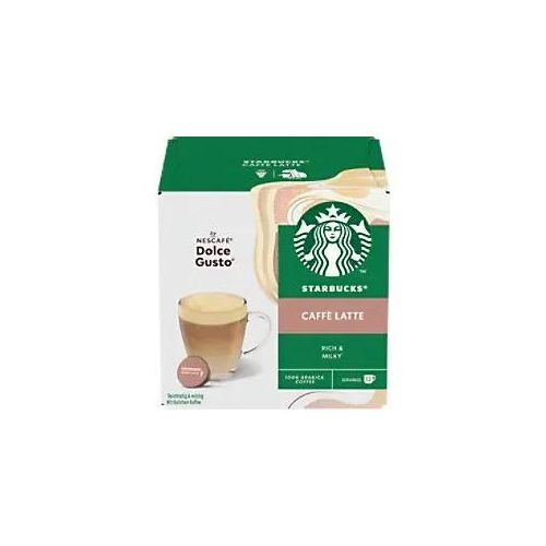 Starbucks by Nescafe Dolce Gusto Kaffeekapseln Caffè Latte 12 Stück 121,2 g
