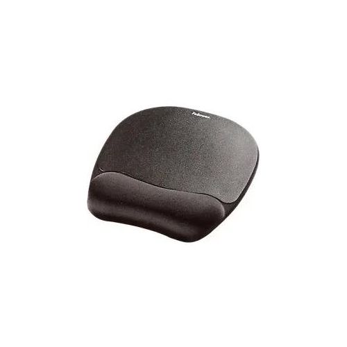 Fellowes 9176501 Memory-Schaum Mauspad mit Handgelenkauflage Schwarz