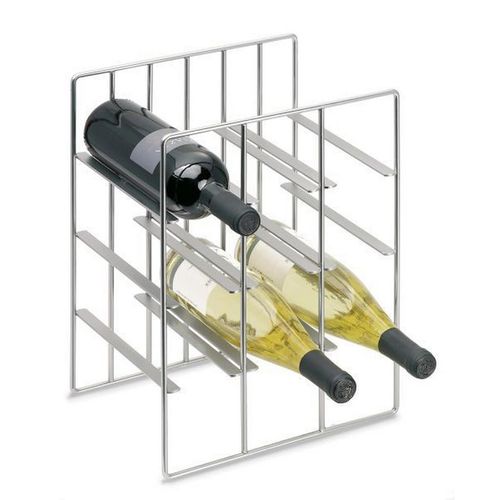 Blomus Weinregal , Metall , 28x38x22 cm , Wohnzimmer, Regale, Weinregale