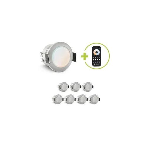 Einbaustrahler Mini Genova 3W CCT IP65 - Farbe: acryl - Anzahl: 8x