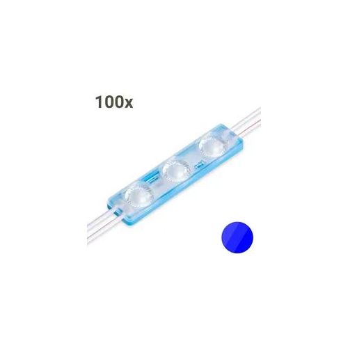 LED Modul blau 1.5W 170° 12V IP65 (100 Stück VPE)