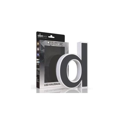 LED Hausnummer d inkl. Anthrazit-Cover - CCT 12V 2700K/4000K/6500K