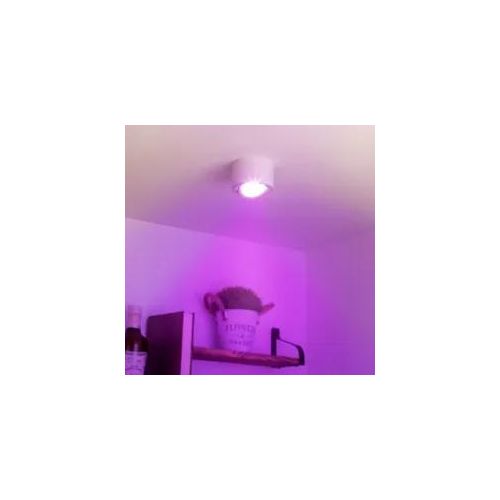 Flacher Aufbaustrahler rund schwenkbar Deckenleuchte - Farbe: weiß - LED Leuchtm...