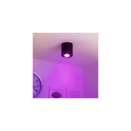Runder Aufbaustrahler schwenkbar Deckenbeleuchtung - Farbe: schwarz - LED Leucht...
