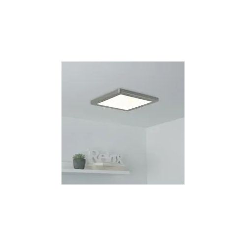 CCT LED Ein-Aufbaustrahler eckig silber 3000/4000/6000K silberfarbiger Abdeckrin...