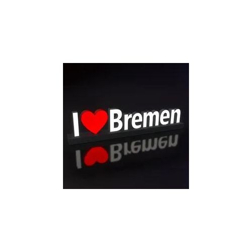 LED Schriftzug Set I ❤️ Bremen - 125mm abcMIX Image