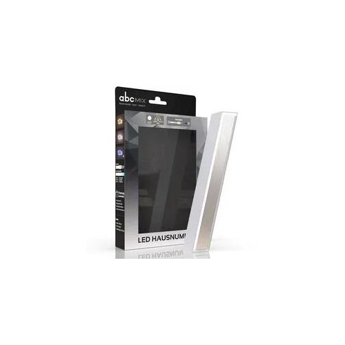 LED Hausnummer Schrägstrich inkl. Edelstahl-Cover - CCT 12V 2700K/4000K/6500K