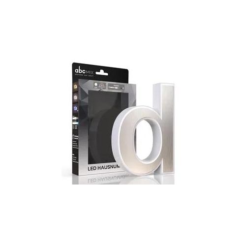 LED Hausnummer d inkl. Edelstahl-Cover - CCT 12V 2700K/4000K/6500K