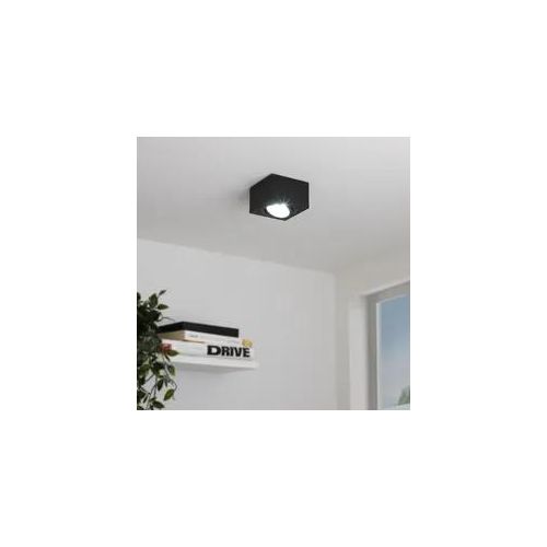 Flacher Aufbaustrahler eckig schwenkbar Deckenleuchte - Farbe: schwarz - LED Leu...