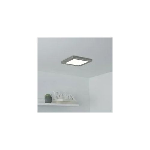 CCT LED Ein-Aufbaustrahler eckig silber 3000/4000/6000K silberfarbiger Abdeckrin...