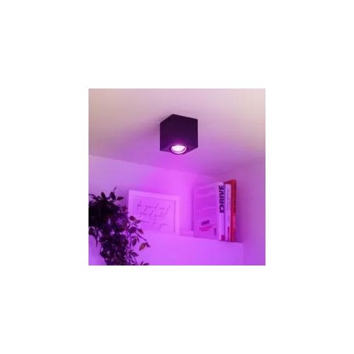 Eckiger Aufbaustrahler schwenkbar Deckenbeleuchtung - Farbe: schwarz - LED Leuch...