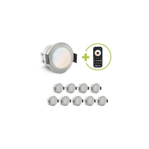Einbaustrahler Mini Genova 3W CCT IP65 - Farbe: acryl - Anzahl: 10x