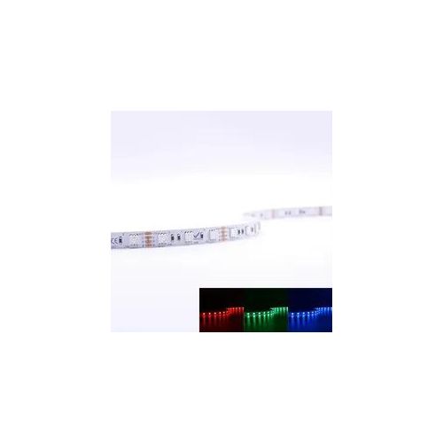Strip 12V 5M 14,4W/m 60LED/m 10mm - Lichtfarbe: RGB - Schutzart: IP20