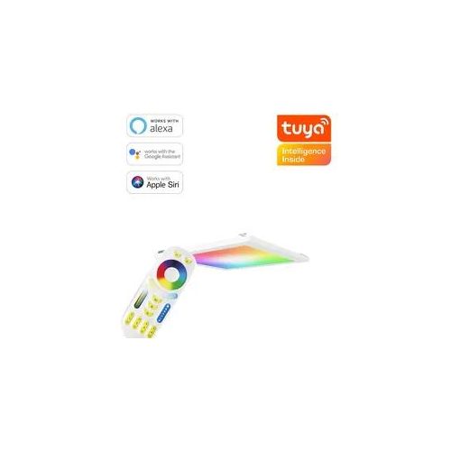 RGB+CCT LED Panel 30x30cm inkl. MiBoxer Smarthomesteuerung 18W 24V Rahmen weiß -... Image