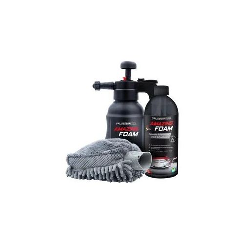 Auto-Reinigungsmittel MEDIASHOP "Platinum Amazing Foam", schwarz, 1.000ml, Reinigungsmittel, inkl. Sprühflasche und Handschuh