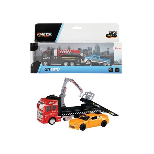 Toi-Toys Metal Friction Tow Truck with Car