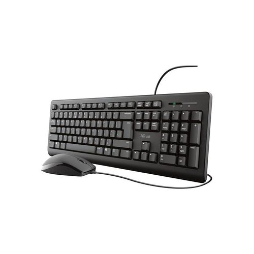 Trust Primo - Tastatur & Maus Set - Schwarz