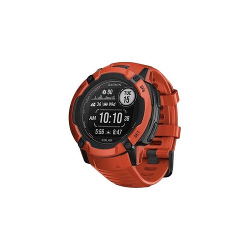 Garmin Instinct 2X Solar - Flame Red