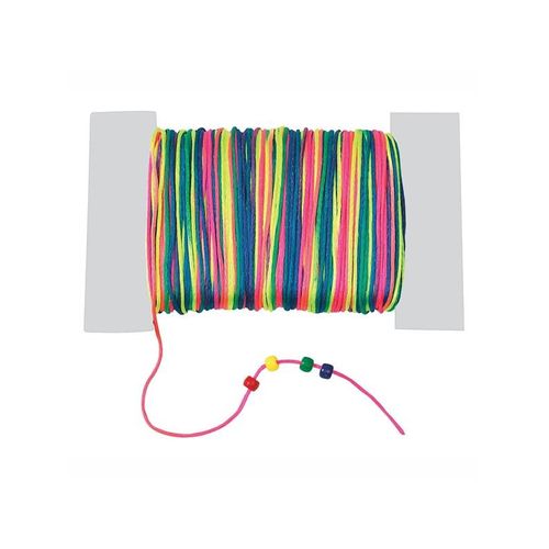Colorations - Satin Bead Cord Rainbow 91mtr.