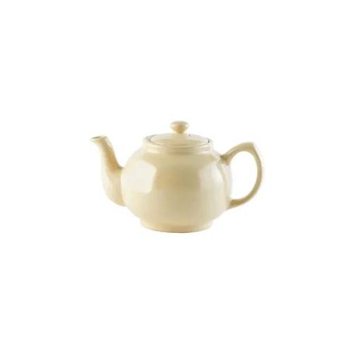 Teekanne PRICE & KENSINGTON, beige (cremeweiß), B:14cm H:12cm, Steingut, Kannen, Steingut