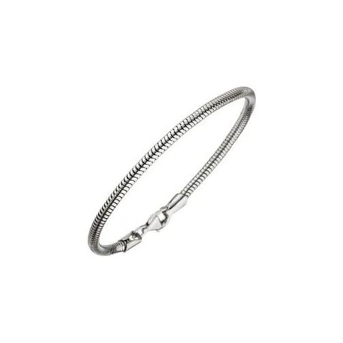 Silberarmband JOBO, silber (silber 925), Armbänder, Damen, 19cm, Silber 925 (Sterlingsilber), Silberarmband, Schlangenarmband 925 Silber 19 cm