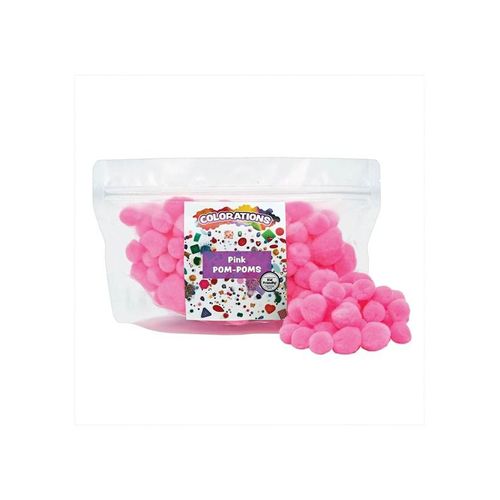 Colorations - Pom Poms Pink 100pcs.