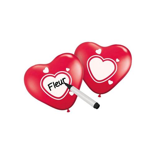 Folat BV - Writable Balloons Heart 6 pcs.