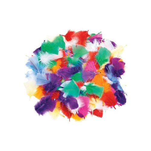 Colorations - Rainbow feathers 85 grams