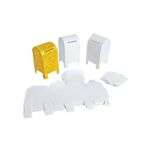 Colorations - Foldable Paper Mailbox Set of 20