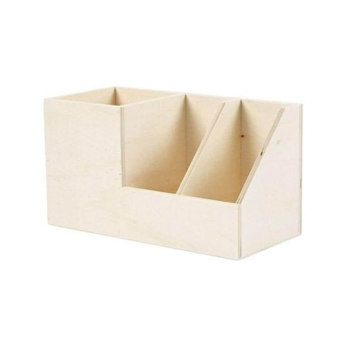 Creativ Company - Wooden Pencil Box 3 Compartments