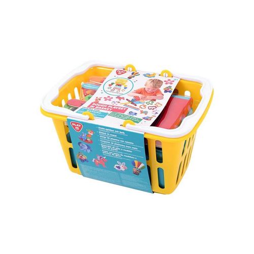 PLAY - Clay Set in Shopping Cart 4 Clay Pots