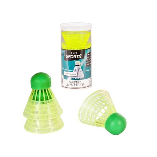 SportX - Speed ??Badminton Shuttles in Tube 3 pcs.