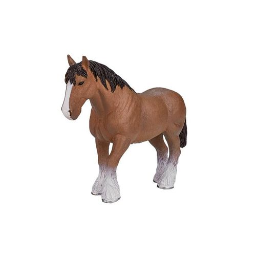 Mojo Horse World Clydesdale Horse Brown
