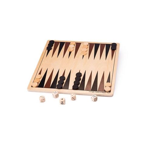 Bigjigs Backgammon Wooden Board Game