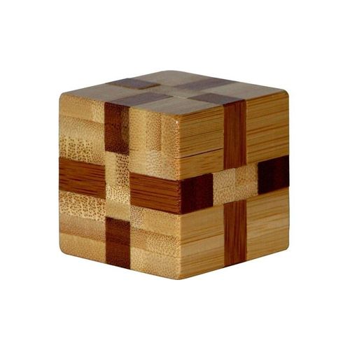 Eureka 3D Bamboo Brain Puzzle Cube 3D Puzzle
