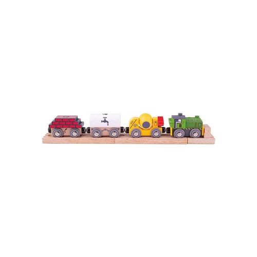 Bigjigs Wooden Train Construction with Cargo