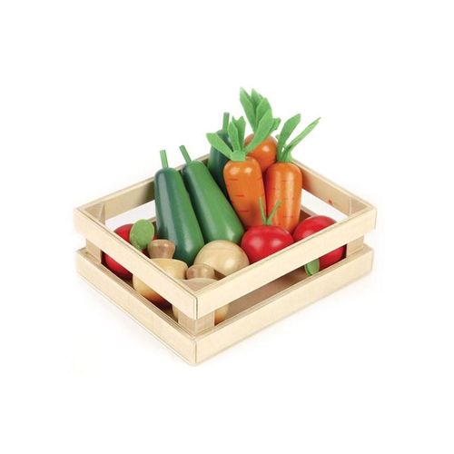 Tidlo Wooden Winter Vegetables in a Crate