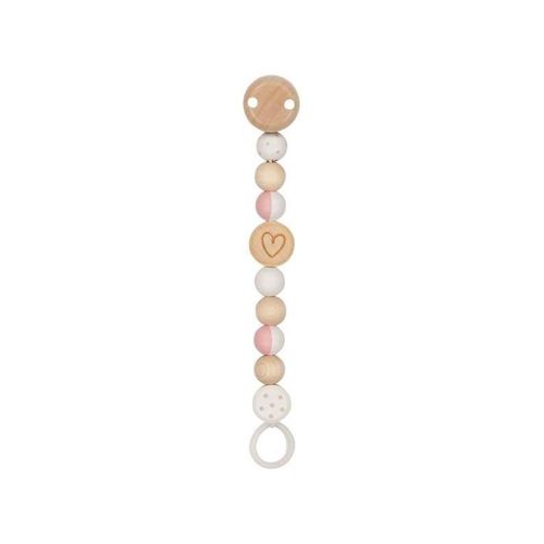 Goki Wooden Pacifier Chain Heart