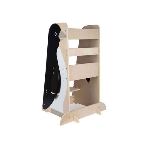 Small Foot - Wooden Learning Tower Penguin Wild Life 92cm