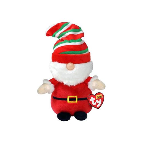 Ty Beanie Boo's Christmas Gnome Gnewman Santa 15cm