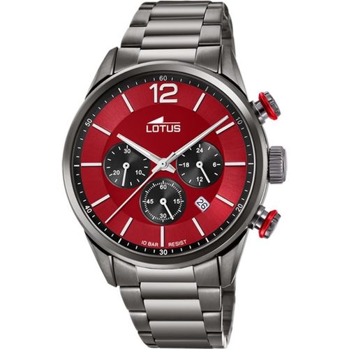 Herren Armbanduhr Lotus Watch Edelstahlband Chronograph 18686/5