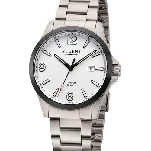 Regent - F-1444 - Armbanduhr - Titanuhr - Herren
