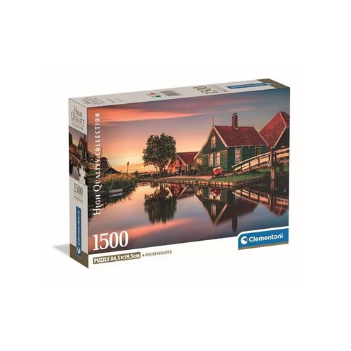 Clementoni Jigsaw Puzzle Zaanse Schans 1500 pcs. Boden