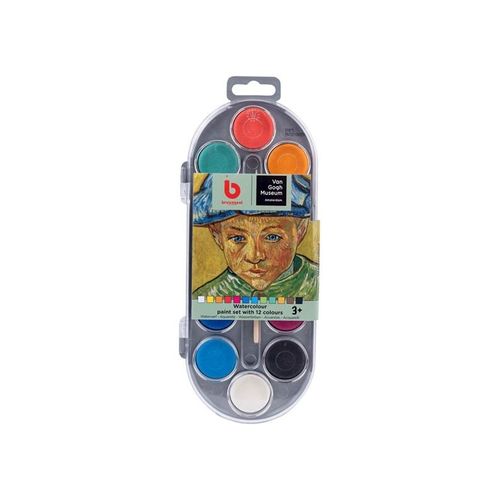 Bruynzeel xVan Gogh Museum Watercolor Paint Set with Brush