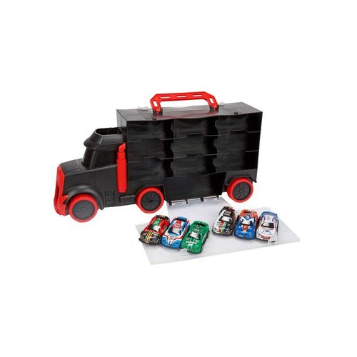 Toi-Toys Turbo Racers Truck with 6 Pull-back Race Cars
