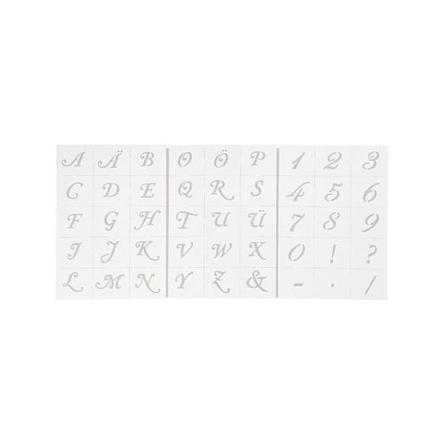 Creativ Company - Letters and Numbers Template