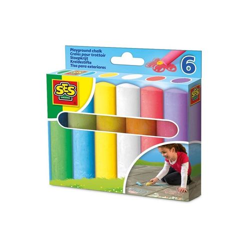 SES Creative Playground Chalk 6 pcs