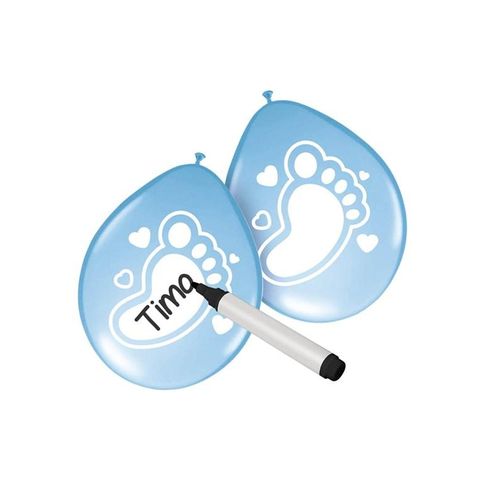 Folat BV - Writable Balloons Birth Boy 6 pcs.