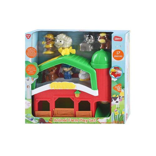 PLAY Farm with Animals Playset 17pcs.